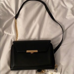 Black crossbody purse